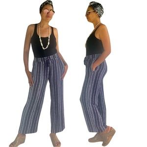 Hyphen/Dash Prints Culotte Wide Leg Pants - a bohemian Summer Style 🫶🔥☀️